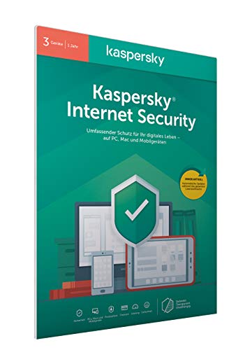 Kaspersky Internet Security 2020 Standard | 3 Geräte | 1 Jahr | Windows/Mac/Android | Aktivierungscode in frustfreier Verpackung von Kaspersky