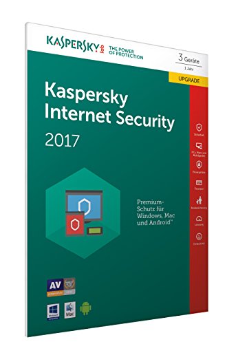 Kaspersky Internet Security Upgrade 2017 | 3 Geräte | 1 Jahr | PC/Mac/Android | Download von Kaspersky