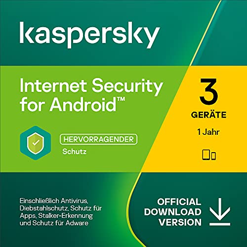 Kaspersky Internet Security for Android 2024 | 3 Geräte | 1 Jahr | Android | Aktivierungscode per Email von Kaspersky