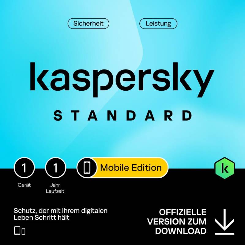 Kaspersky Mobile (1 Device - 1 Year) DACH ESD von Kaspersky