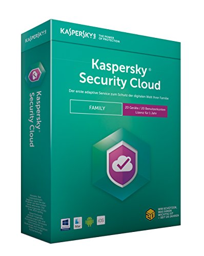 Kaspersky Security Cloud Family Edition 20 Geräte (Code in a Box) von Kaspersky