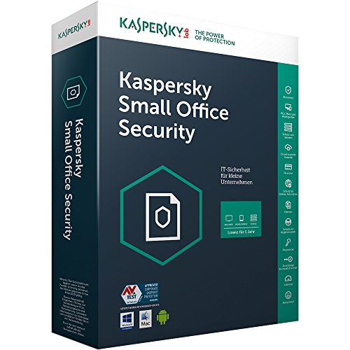 Kaspersky Small Office Security Standard | 5 Geräte 5 Mobil 1 Server | 1 Jahr | Windows/Mac/Android | CD in Box | für kleine Unternehmen von Kaspersky
