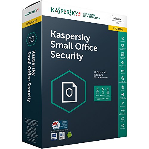 Kaspersky Small Office Security Upgrade | 5 Geräte 5 Mobil 1 Server | 1 Jahr | Windows/Mac/Android | CD in Box | für kleine Unternehmen Kaspersky Small Office Security Upgrade | 5 Geräte 5 Mobil 1 Server | 1 Jahr | Windows/Mac/Android | CD in Box | für kleine Unternehmen von Kaspersky