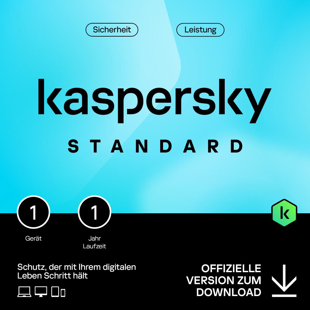 Kaspersky Standard (1 Device - 1 Year) DACH ESD von Kaspersky
