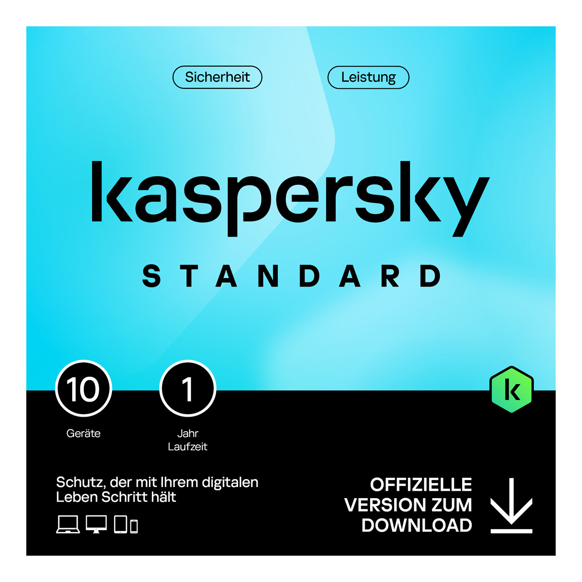 Kaspersky Standard Anti-Virus [10 Geräte - 1 Jahr] von Kaspersky