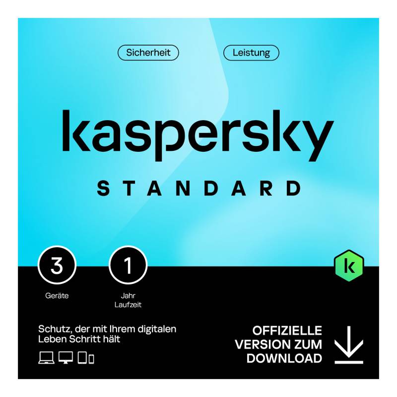 Kaspersky Standard Anti-Virus [3 Geräte - 1 Jahr] von Kaspersky