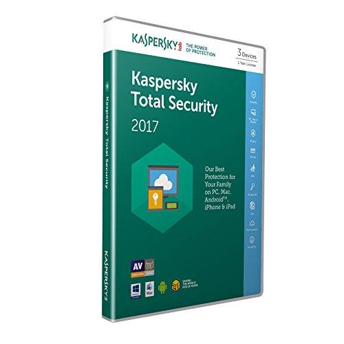 Kaspersky Total Security 2017 3 Devices, 1 Year (PC/Mac/Android) von Kaspersky