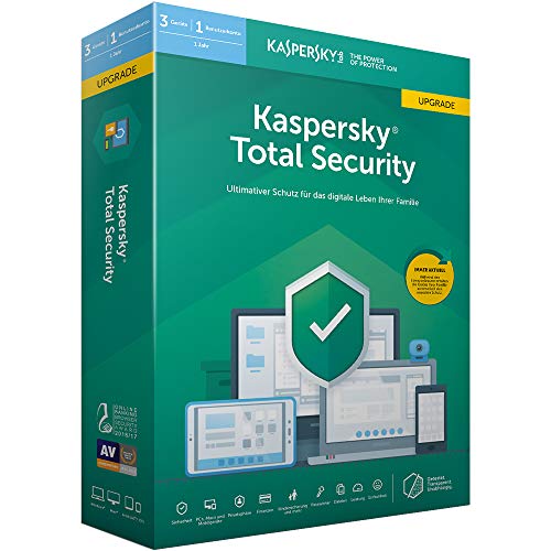 Kaspersky Total Security 2019 Upgrade | 3 Geräte | 1 Jahr | Windows/Mac/Android | Box | Download von Kaspersky