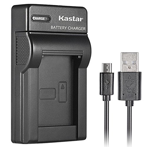 Kastar Slim USB Ladegerät für Sony Cybershot DSC-HX5V, DSC-HX9V, DSC-W30, DSC-W35, DSC-W50, DSC-W55, DSC-W70, DSC-W80, DSC-W290, DSC-H10, H20, H50, H55, H70, H90 Kamera-Akku + weitere Kameras von Kastar
