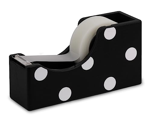 Kate Spade New York Cute Tape Dispenser, Clear Tape Desk Dispenser, Decorative Desk Accessory, Picture Dot von Kate Spade New York