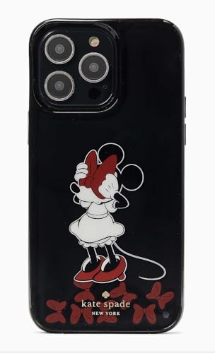 Kate Spade New York Minnie Mouse Bow Liquid Resin iPhone 14 Pro Hülle, KA522 von Kate Spade New York
