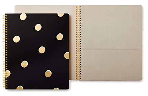 Kate Spade New York Notizbuch, groß, spiralförmig, 160 linierte Seiten, Scatter Dot von Kate Spade New York