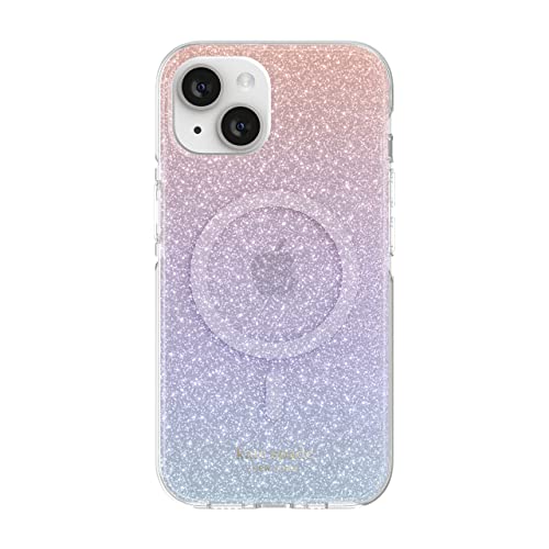 kate spade new york Defensive Hardshell Case Compatible with MagSafe for Apple iPhone 14 - Ombre Glitter [KSIPH-238-OGBPP] von Kate Spade New York