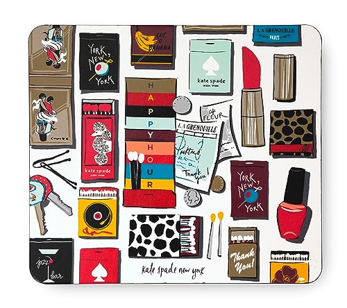 kate spade new york Kunstleder-Mauspad, 22,9 x 20,3 cm, Mauspad mit rutschfester Rückseite, niedliches Mauspad für Schreibtisch, Geldbörse, Streichholzbuch kate spade new york Kunstleder-Mauspad, 22,9 x 20,3 cm, Mauspad mit rutschfester Rückseite, niedliches Mauspad für Schreibtisch, Geldbörse, Streichholzbuch von Kate Spade New York