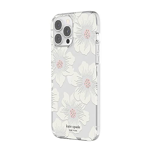 kate spade new york Protective Hardshell Case for iPhone 13 Pro Max - Hollyhock Floral Clear von Kate Spade New York