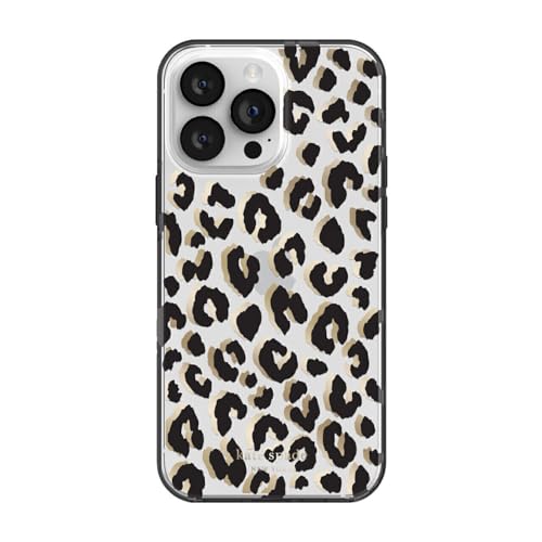 kate spade new york Schutzhülle Hartschale kompatibel mit Apple iPhone 14 Pro Max - City Leopard schwarz [KSIPH-225-CTLB] von Kate Spade New York