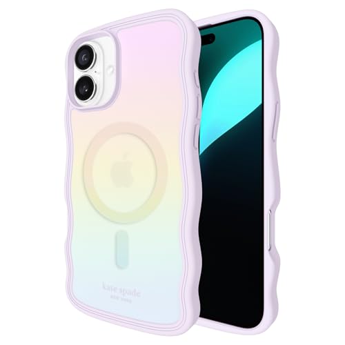 kate spade new york Schutzhülle für iPhone 16 Plus, kompatibel mit MagSafe, Designer-Handyhülle, gewellter Opal, schillernd kate spade new york Schutzhülle für iPhone 16 Plus, kompatibel mit MagSafe, Designer-Handyhülle, gewellter Opal, schillernd von Kate Spade New York