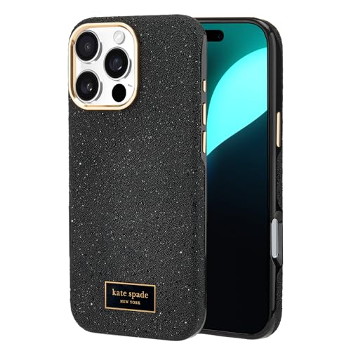 kate spade new york Schutzhülle für iPhone 16 Pro Max – kompatibel mit MagSafe – Designer-Handyhülle – Crystal Pave Nightfall kate spade new york Schutzhülle für iPhone 16 Pro Max – kompatibel mit MagSafe – Designer-Handyhülle – Crystal Pave Nightfall von Kate Spade New York