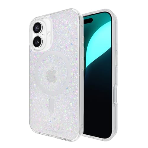 kate spade new york iPhone 16 Hülle - Kompatibel mit MagSafe - Designer Handyhülle - Chunky Glitter Irisierend kate spade new york iPhone 16 Hülle - Kompatibel mit MagSafe - Designer Handyhülle - Chunky Glitter Irisierend von Kate Spade New York