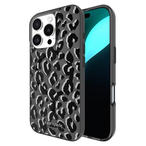 kate spade new york iPhone 16 Pro Hülle - Kompatibel mit MagSafe - Designer Handyhülle - City Leopard Black kate spade new york iPhone 16 Pro Hülle - Kompatibel mit MagSafe - Designer Handyhülle - City Leopard Black von Kate Spade New York