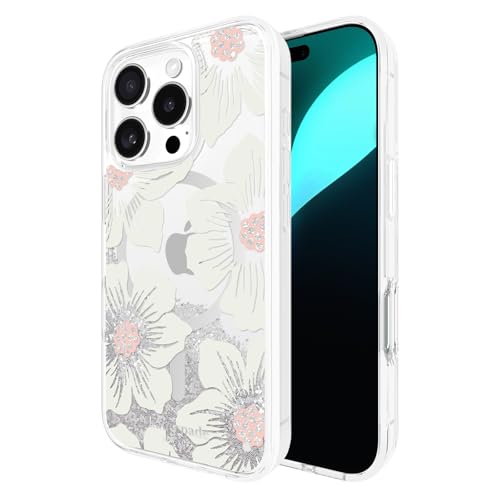 kate spade new york iPhone 16 Pro Hülle - Kompatibel mit MagSafe - Designer Handyhülle - Liquid Glitter Hollyhock kate spade new york iPhone 16 Pro Hülle - Kompatibel mit MagSafe - Designer Handyhülle - Liquid Glitter Hollyhock von Kate Spade New York