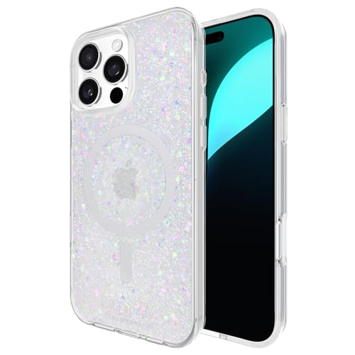 Kate Spade New York iPhone 16 Pro Max Hülle - Kompatibel mit MagSafe - Designer Handyhülle - Chunky Glitter Irisierend Kate Spade New York iPhone 16 Pro Max Hülle - Kompatibel mit MagSafe - Designer Handyhülle - Chunky Glitter Irisierend von Kate Spade New York