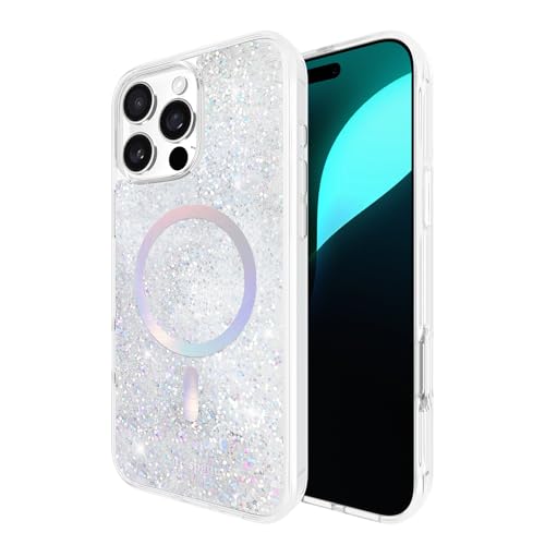 kate spade new york iPhone 16 Pro Max Hülle - Kompatibel mit MagSafe - Designer Handyhülle - Liquid Glitter Irisierend kate spade new york iPhone 16 Pro Max Hülle - Kompatibel mit MagSafe - Designer Handyhülle - Liquid Glitter Irisierend von Kate Spade New York