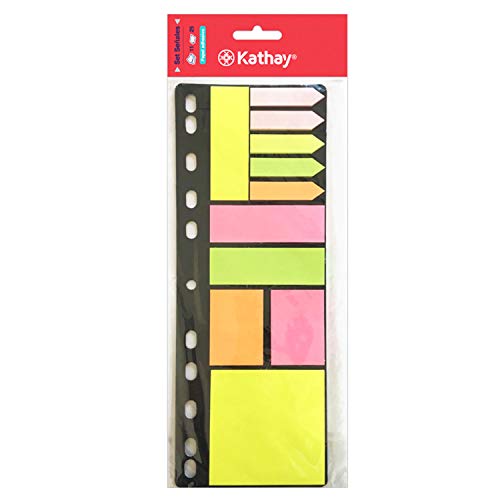 Kathay 86007599 Notizzettel-Set in verschiedenen Farben, Formen und Größen mit Halterung zum Einsetzen in Ihre Ringbuchmappe Kathay 86007599 Notizzettel-Set in verschiedenen Farben, Formen und Größen mit Halterung zum Einsetzen in Ihre Ringbuchmappe von Kathay