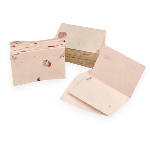 Kathmandu Valley Co. 50 Vintage 10,2 x 15,2 cm handgemachte Lokta-Papier Nepali Cherish Grußkarten & passende dekorative Blütenblatt-Umschläge Gefaltete Blanko-Karten Handgefertigt in Nepal Kathmandu Valley Co. 50 Vintage 10,2 x 15,2 cm handgemachte Lokta-Papier Nepali Cherish Grußkarten & passende dekorative Blütenblatt-Umschläge Gefaltete Blanko-Karten Handgefertigt in Nepal von Kathmandu Valley Co.