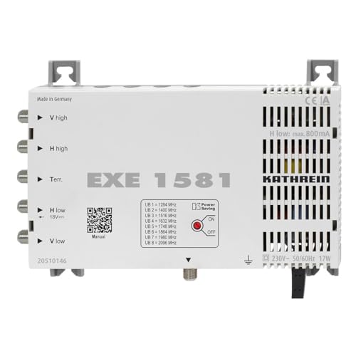 Kathrein EXE 1581 Einkabel-Multischalter 5 auf 1x8 Kathrein EXE 1581 Einkabel-Multischalter 5 auf 1x8 von Kathrein