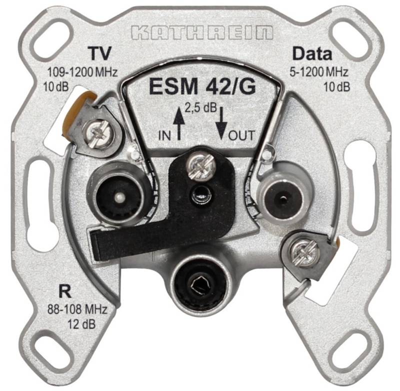 Kathrein BK-Modem-Steckdose 3fach ESM 42/G 21110055 von Kathrein