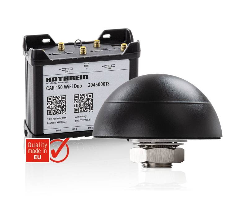 Kathrein CAR 150 WiFi Duo - Camping-Router für optimales WiFi rund um Ihr Wohnmobil von Kathrein