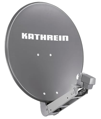 Kathrein CAS 70gr Single Set bestehend aus Sat-Antenne CAS 60 Graphit + LNB UAS 571 Single Kathrein CAS 70gr Single Set bestehend aus Sat-Antenne CAS 60 Graphit + LNB UAS 571 Single von Kathrein