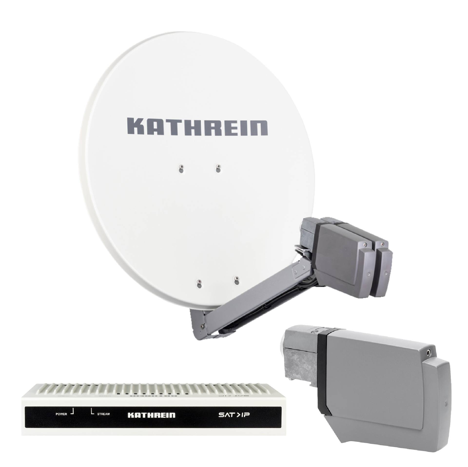 Kathrein CAS 80 Sat-Antenne weiß (we) - 8 Teilnehmer über SAT-IP von Kathrein