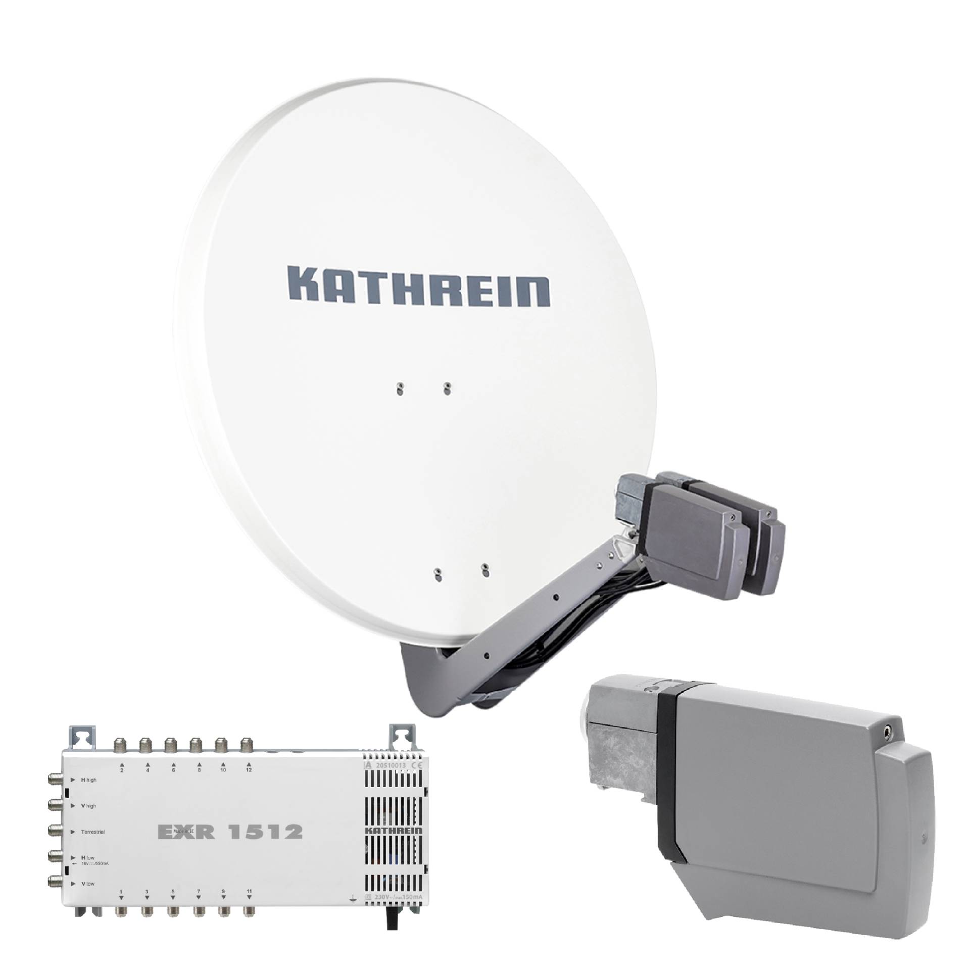 Kathrein CAS 90 ws Sat-Antenne multifeedfähig weiss - 12 Teilnehmer Kathrein CAS 90 ws Sat-Antenne multifeedfähig weiss - 12 Teilnehmer von Kathrein