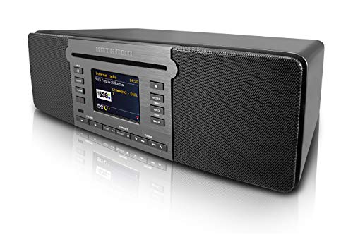 Kathrein DAB+ 100 Highline I DAB Plus Radio mit CD Player I Digitalradio DAB+ & UKW, Internetradio I WLAN Radio mit Bluetooth für Streaming, Aux 3,5mm I Radio mit Fernbedienung & App-Steuerung Kathrein DAB+ 100 Highline I DAB Plus Radio mit CD Player I Digitalradio DAB+ & UKW, Internetradio I WLAN Radio mit Bluetooth für Streaming, Aux 3,5mm I Radio mit Fernbedienung & App-Steuerung von Kathrein