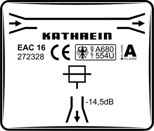 Kathrein EAC 16 SAT-Abzweiger 1-fach von Kathrein