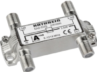 Kathrein EAD 01/G, 75 Ohm, 5 - 1218 MHz, Silber, Zink, F, 73,6 mm von Kathrein