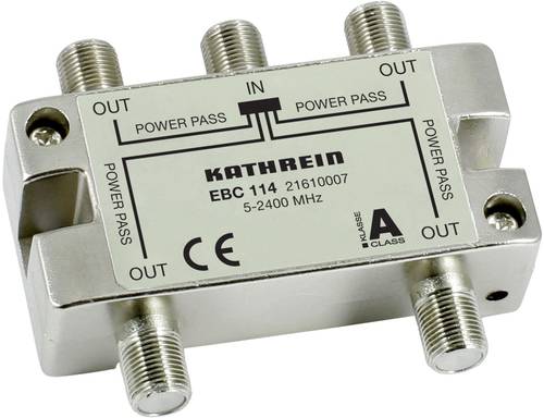 Kathrein EBC 114 SAT-Verteiler 4-fach 5 - 2400MHz von Kathrein