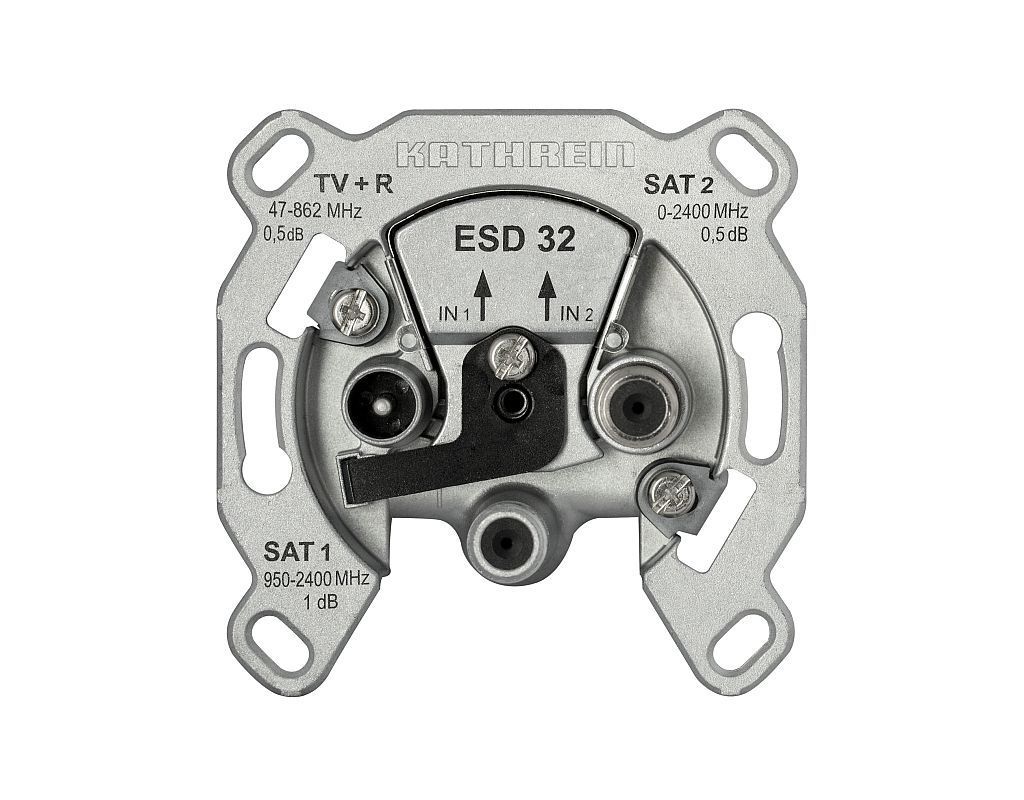 Kathrein ESD 32 Antennendose 3-fach mit Twin-Sat Anschluß von Kathrein