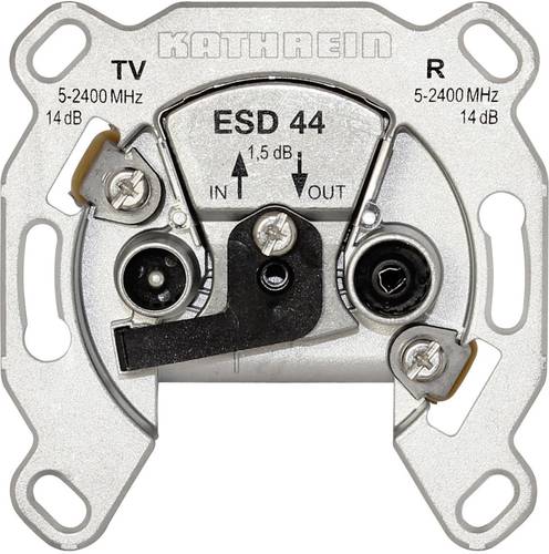 Kathrein ESD 44 Antennendose TV, UKW, SAT Unterputz Durchschleifdose von Kathrein