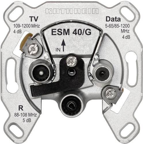 Kathrein ESM 40/G Antennendose TV, UKW, Data Unterputz Einzelanschlussdose Kathrein ESM 40/G Antennendose TV, UKW, Data Unterputz Einzelanschlussdose von Kathrein