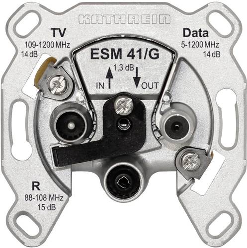 Kathrein ESM 41/G Antennendose TV, UKW, Data Unterputz Durchschleifdose von Kathrein