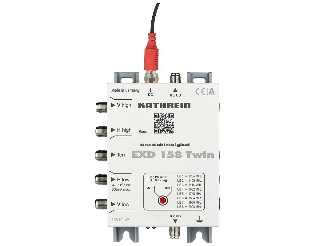 Kathrein EXD 158 Twin Unicable Multischalter 5 auf 2x8 Kathrein EXD 158 Twin Unicable Multischalter 5 auf 2x8 von Kathrein