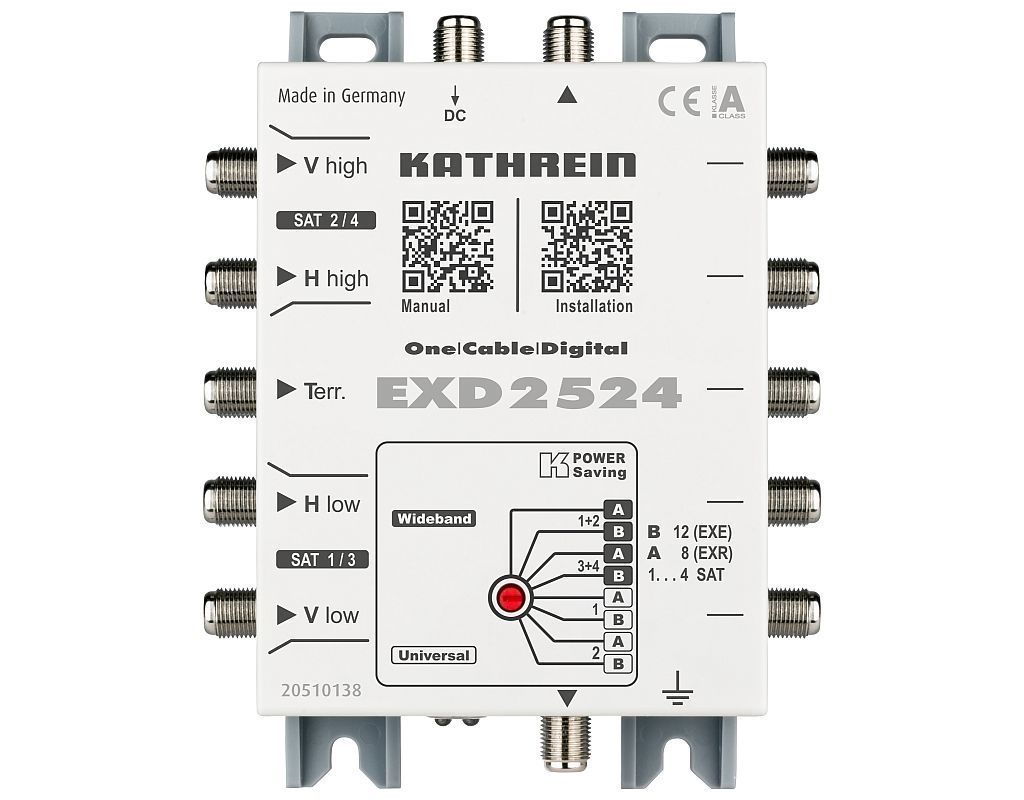 Kathrein EXD 2524 Unicable Kaskade 5 auf 24 (2x12) zur Erweiterung von Kathrein