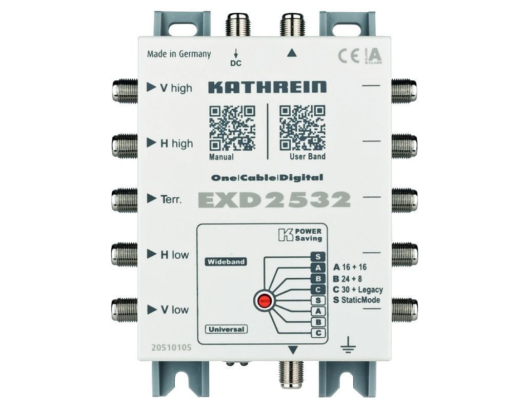 Kathrein EXD 2532 Einkabel-Multischalter zur Anlagenerweiterung Kathrein EXD 2532 Einkabel-Multischalter zur Anlagenerweiterung von Kathrein