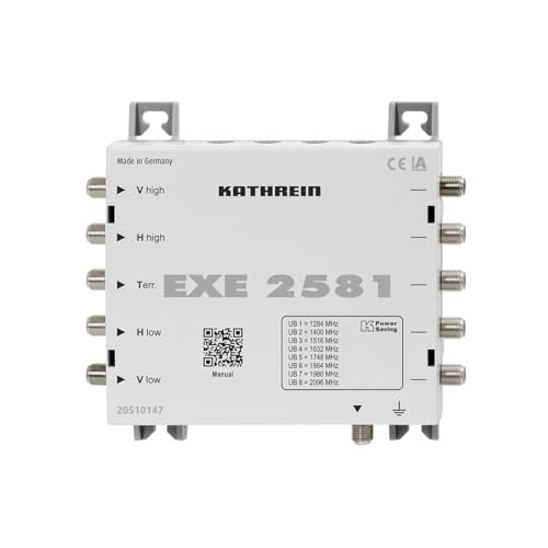 Kathrein EXE 2581 Einkabel-Multischalter 5 auf 1x8 Kathrein EXE 2581 Einkabel-Multischalter 5 auf 1x8 von Kathrein