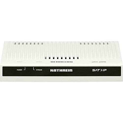 Kathrein EXIP 418 SAT>IP Server / SAT2IP Converter (4x DVB-S/S2 SAT-Tuner Eingänge, max. 8 Teilnehmer, Gigabit LAN, K-LAN, DLAN, POWER-LAN, WLAN-Einbindung über Router, TV/Radio Livestream) von Kathrein