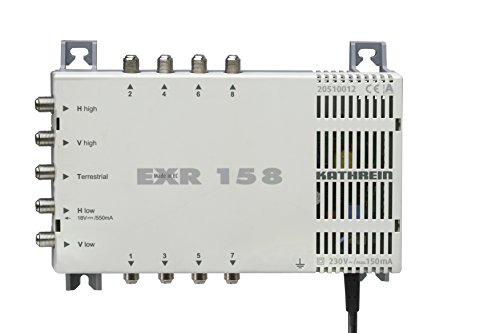 Kathrein EXR 158 Satelliten-ZF-Verteilsystem Multischalter (1 Satellit, 8 Teilnehmeranschlüsse, Klasse A) von Kathrein