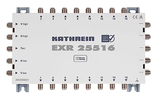 Kathrein EXR 25516 Multischalter Kaskade zur Erweiterung um 16 Anschlüsse (Erweiterung 16 TN) von Kathrein
